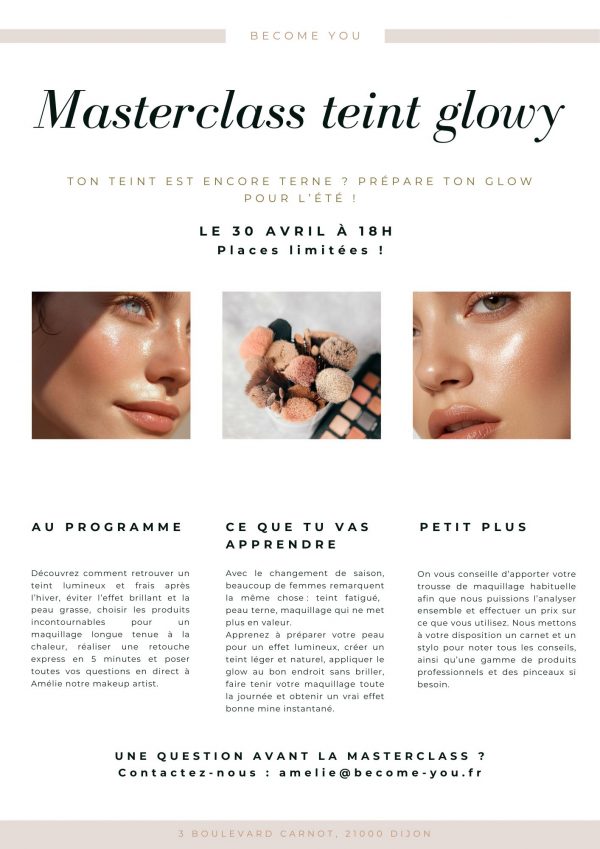 Newsletter teint glowy