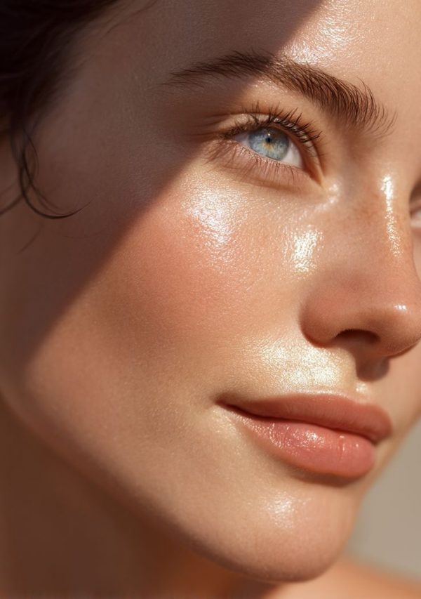 Maquillage teint glowy lumineux et naturel